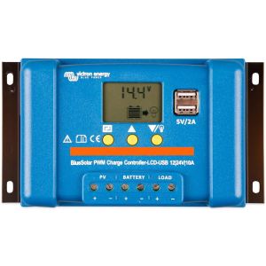 PWM solárny regulátor Victron Energy BlueSolar-LCD&USB 10A