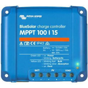 MPPT solárny regulátor Victron Energy BlueSolar 100/15